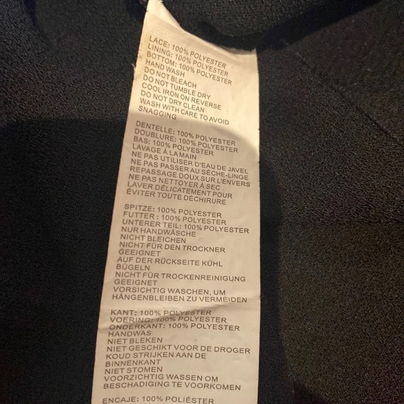 Boohoo lace top  cap sleeves jumpsuit Sz 8 - Picture 13 of 14